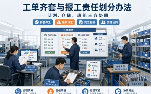 2026年多品种小批量生产下工单齐套管理与报工责任划分实务