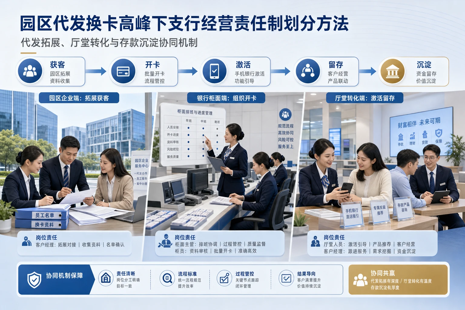 园区代发换卡高峰下支行经营责任制划分方法（2026年版）