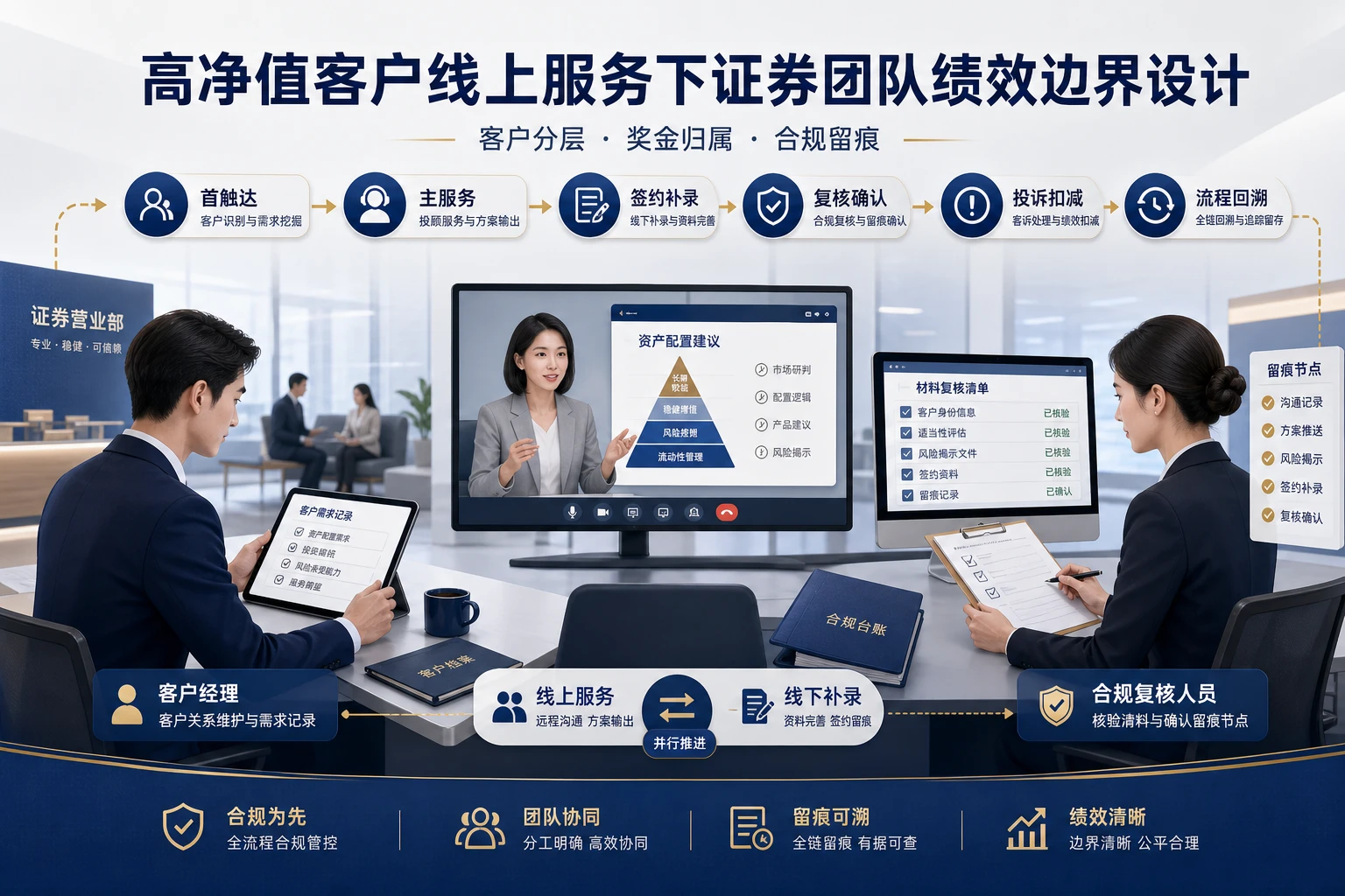 高净值客户线上服务下证券团队绩效边界设计（2026年版）
