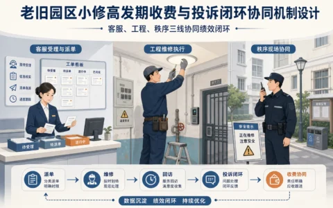 老旧园区小修高发期如何做好客服工单考核、维修超时判责与收费闭环（2026年版）