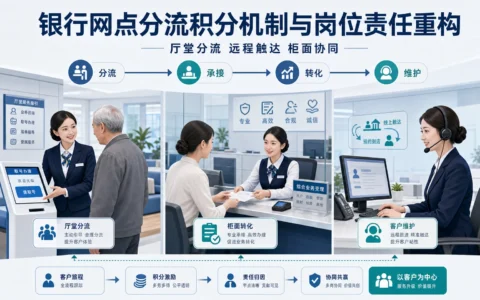 2026年银行网点绩效怎么重设：分流积分机制、岗位职责重构与转化归因实务