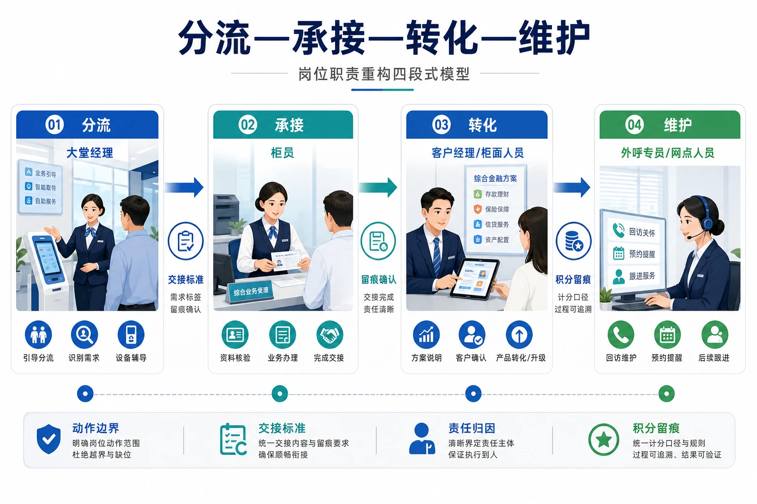 2026年银行网点分流积分机制与岗位责任重构实务