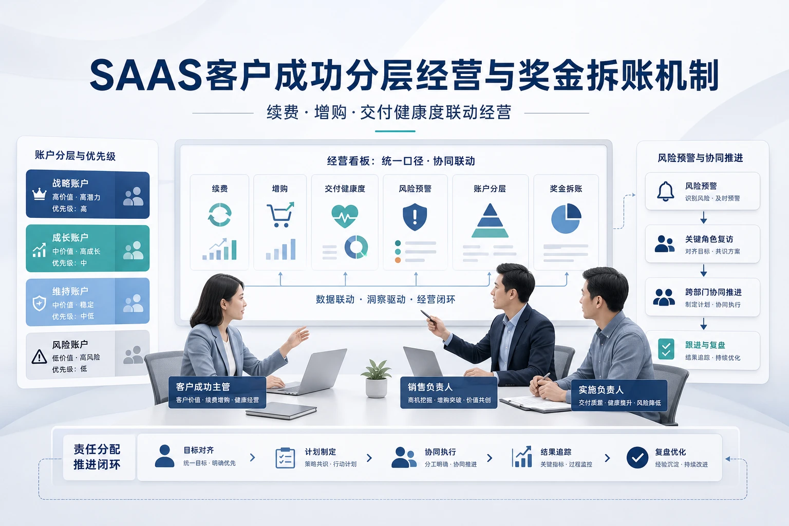 2026年预算审批拉长下SaaS客户成功分层经营与奖金拆账机制