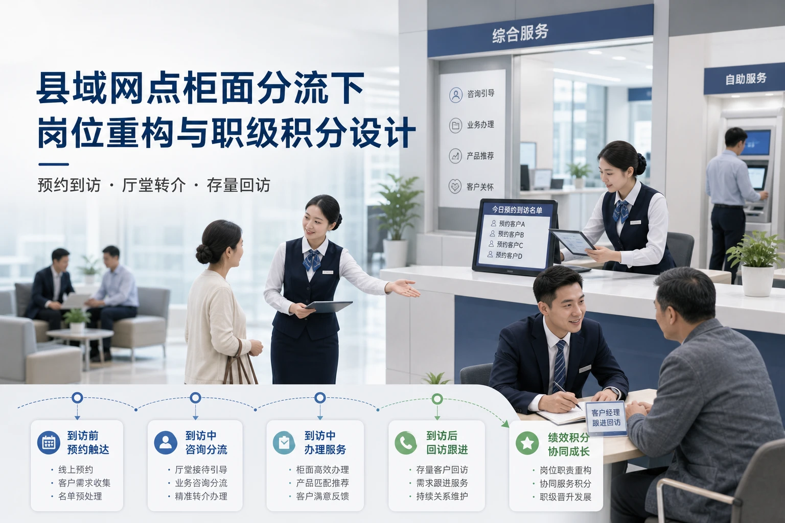 县域网点柜面分流下岗位重构与职级积分设计（2026年版）