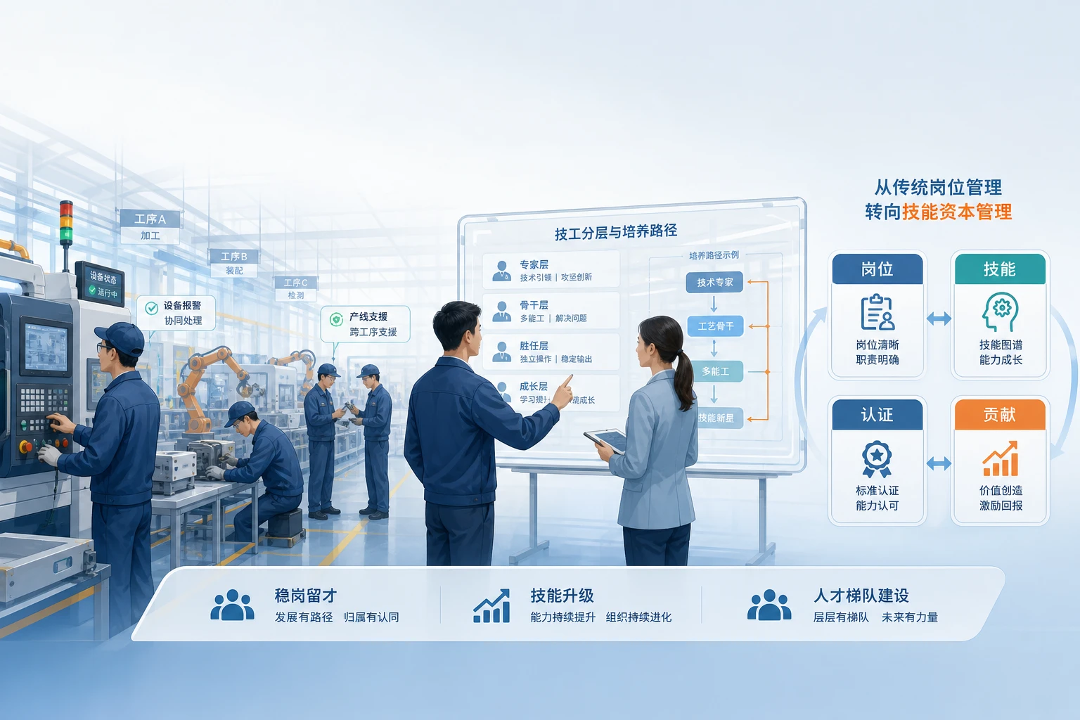 2026年制造业技工职级重构：稳岗留才与技能升级路径