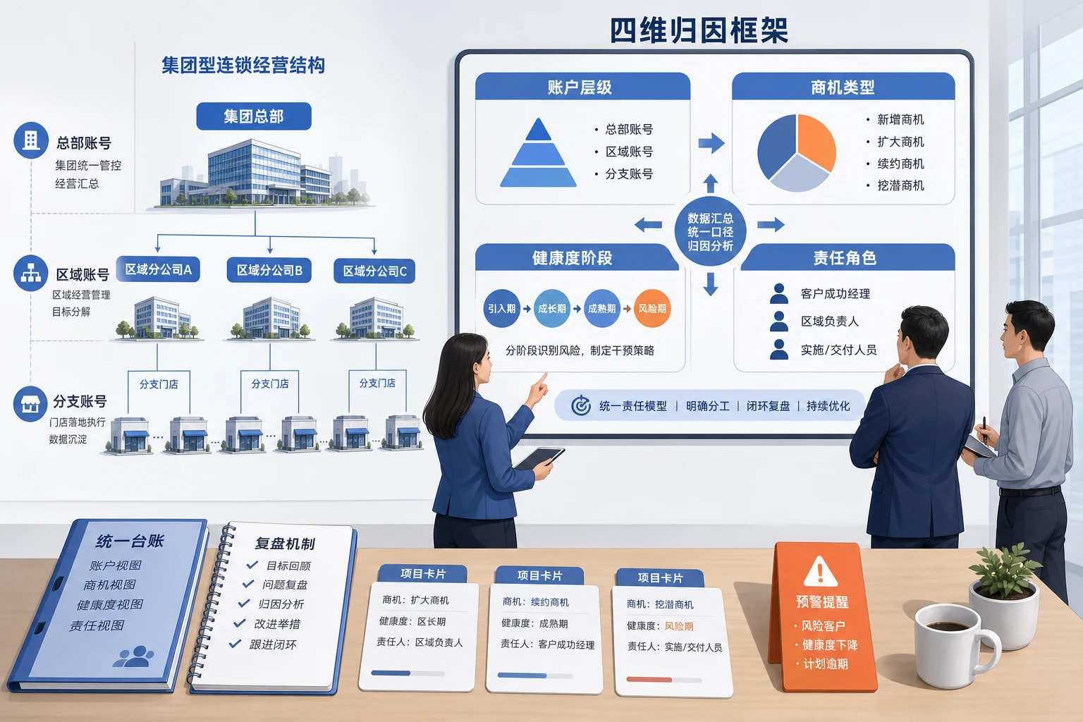 2026年集团客户分子账号并行采购后的续费增购归因与CS拆账设计