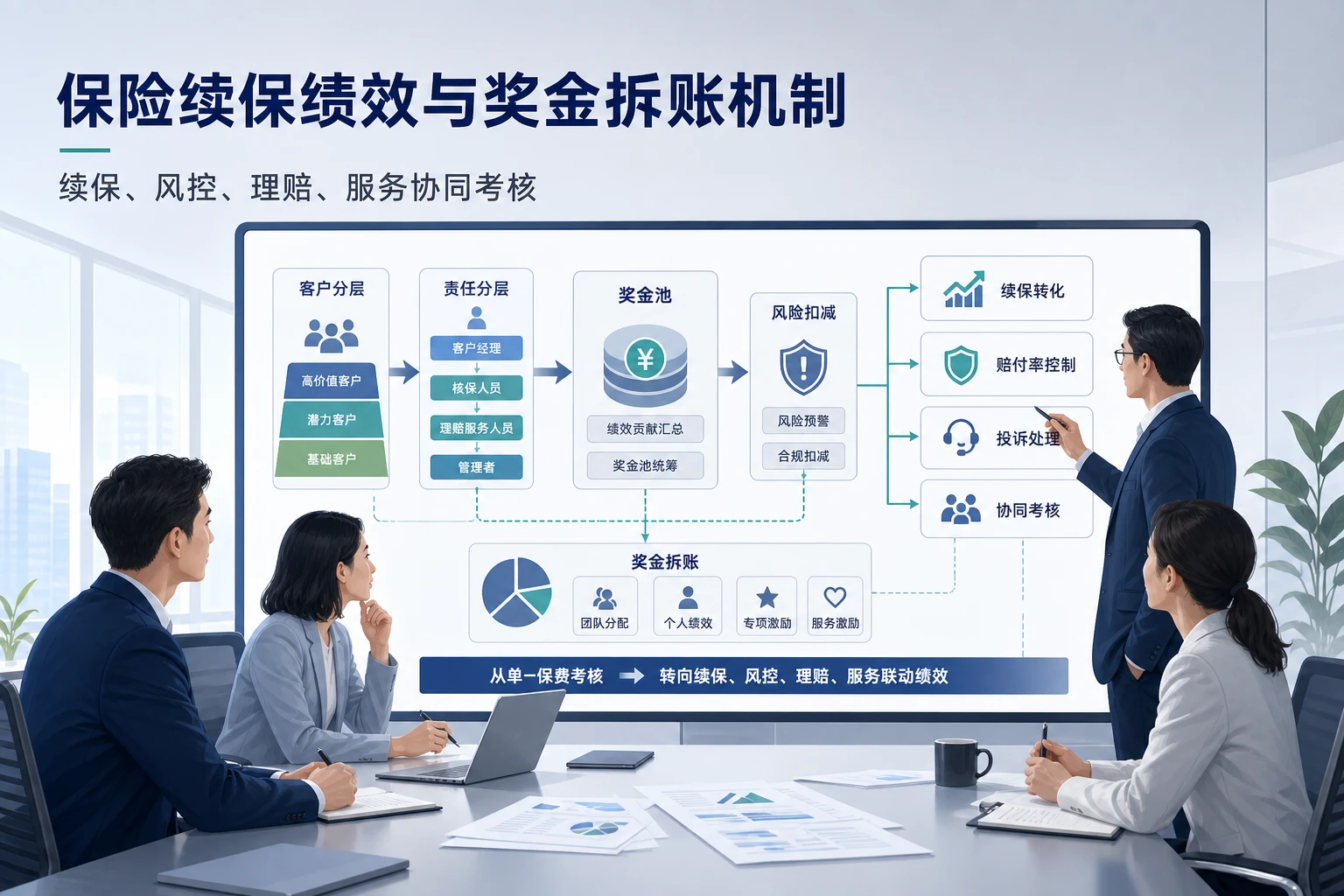2026年高赔付客户占比上升后保险续保绩效与奖金拆账机制