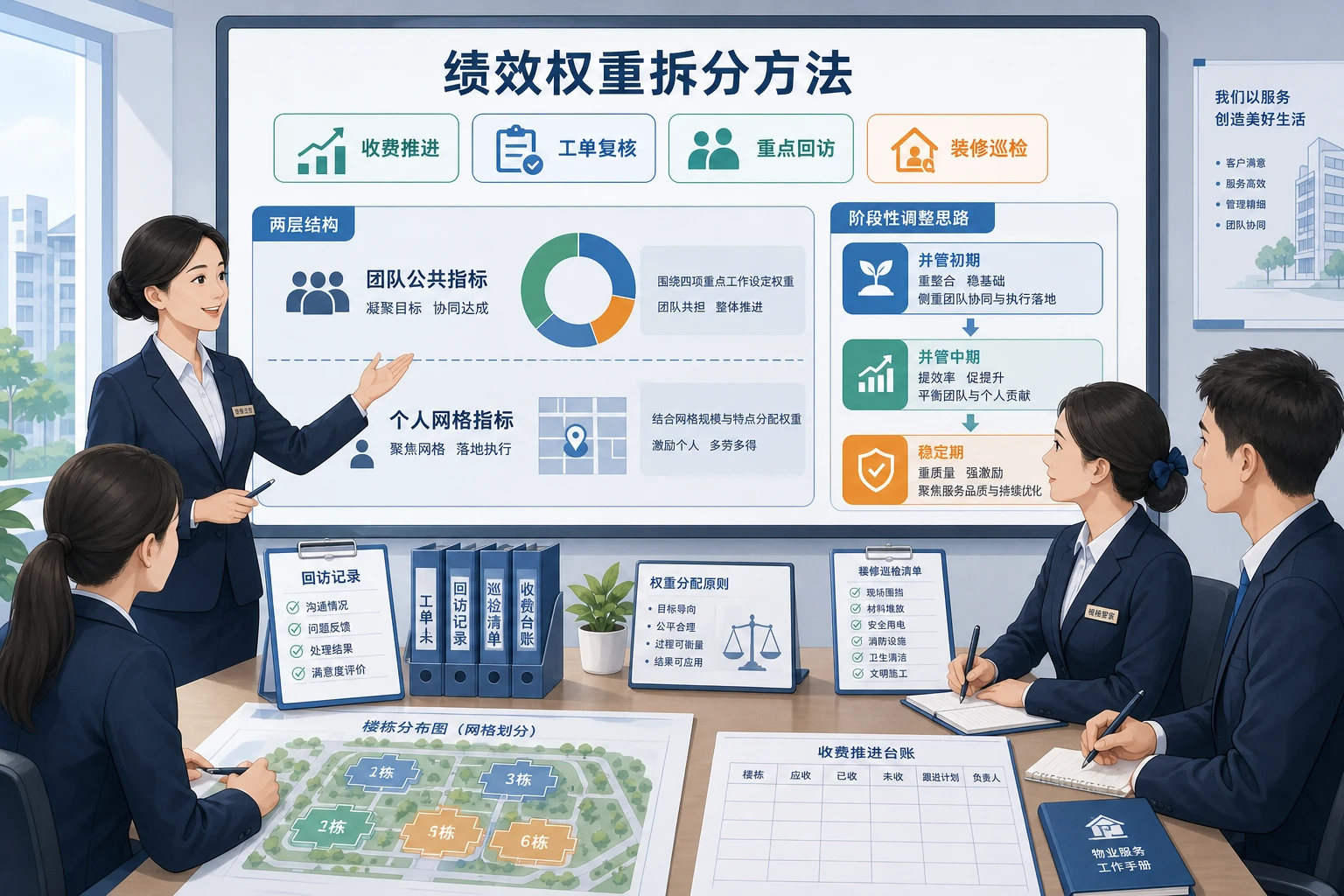 新老小区并管阶段管家网格绩效与扣减规则设计（2026年版）