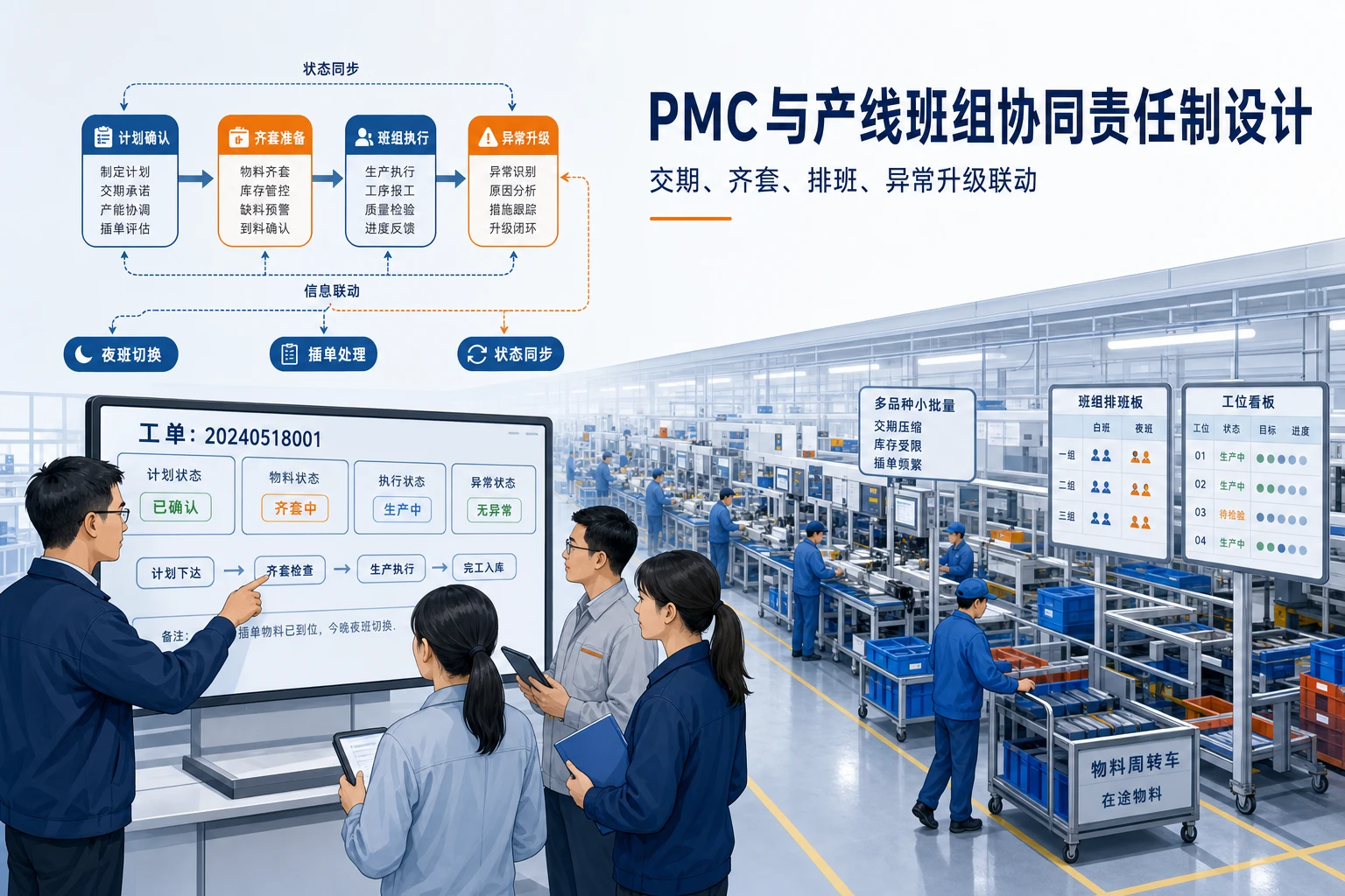2026年交期压缩下PMC与产线班组协同责任制设计