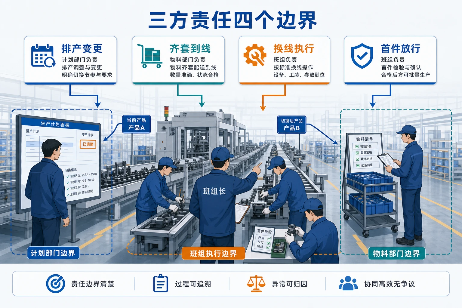 共线切换提频下班组联奖与齐套责任机制设计