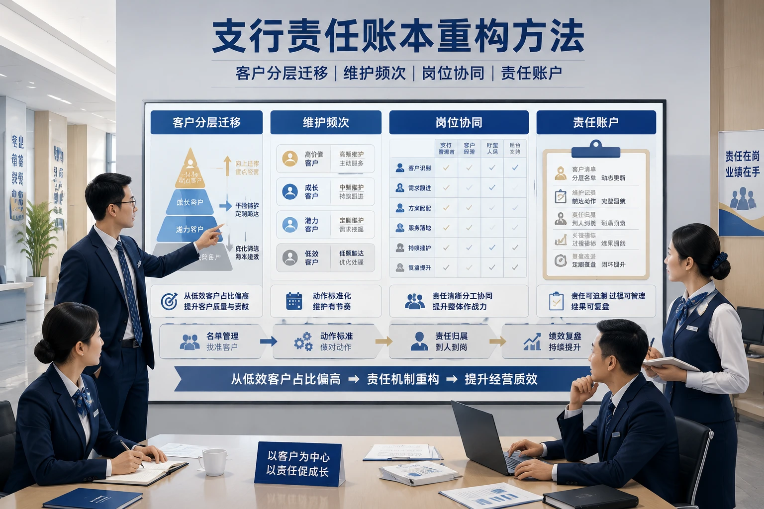 2026年低效客户占比偏高时支行责任账本重构方法