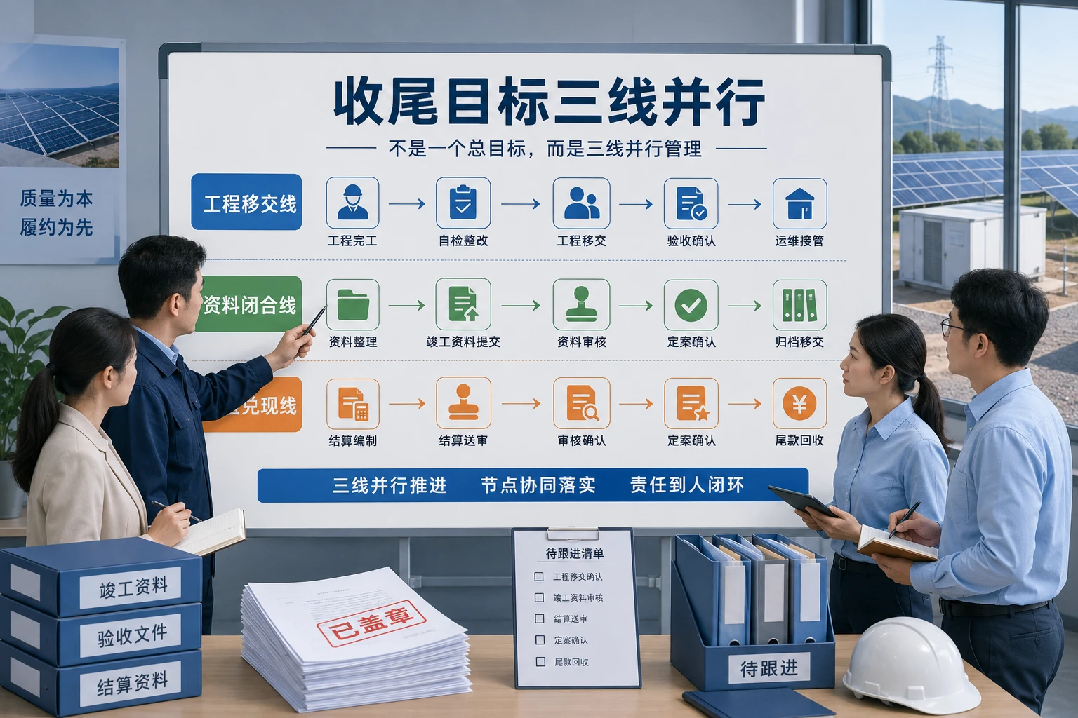 光伏EPC项目收尾结算节点与奖金递延机制设计