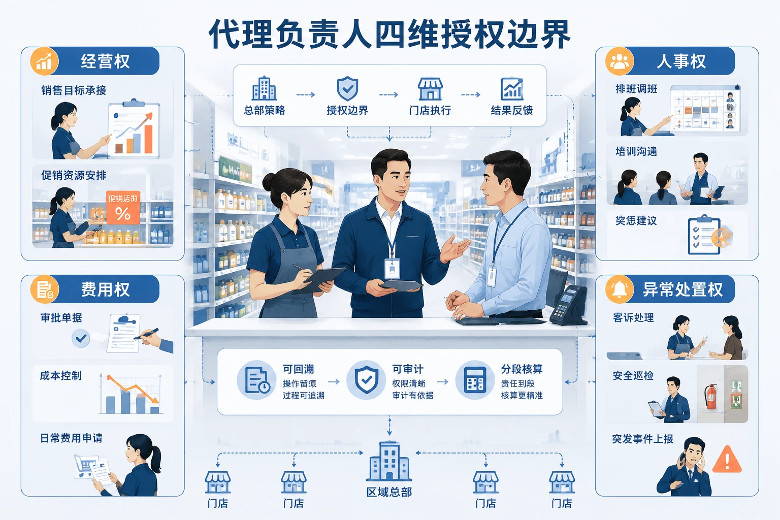 连锁门店代管期责任切换与奖金保护机制设计(2026年版)