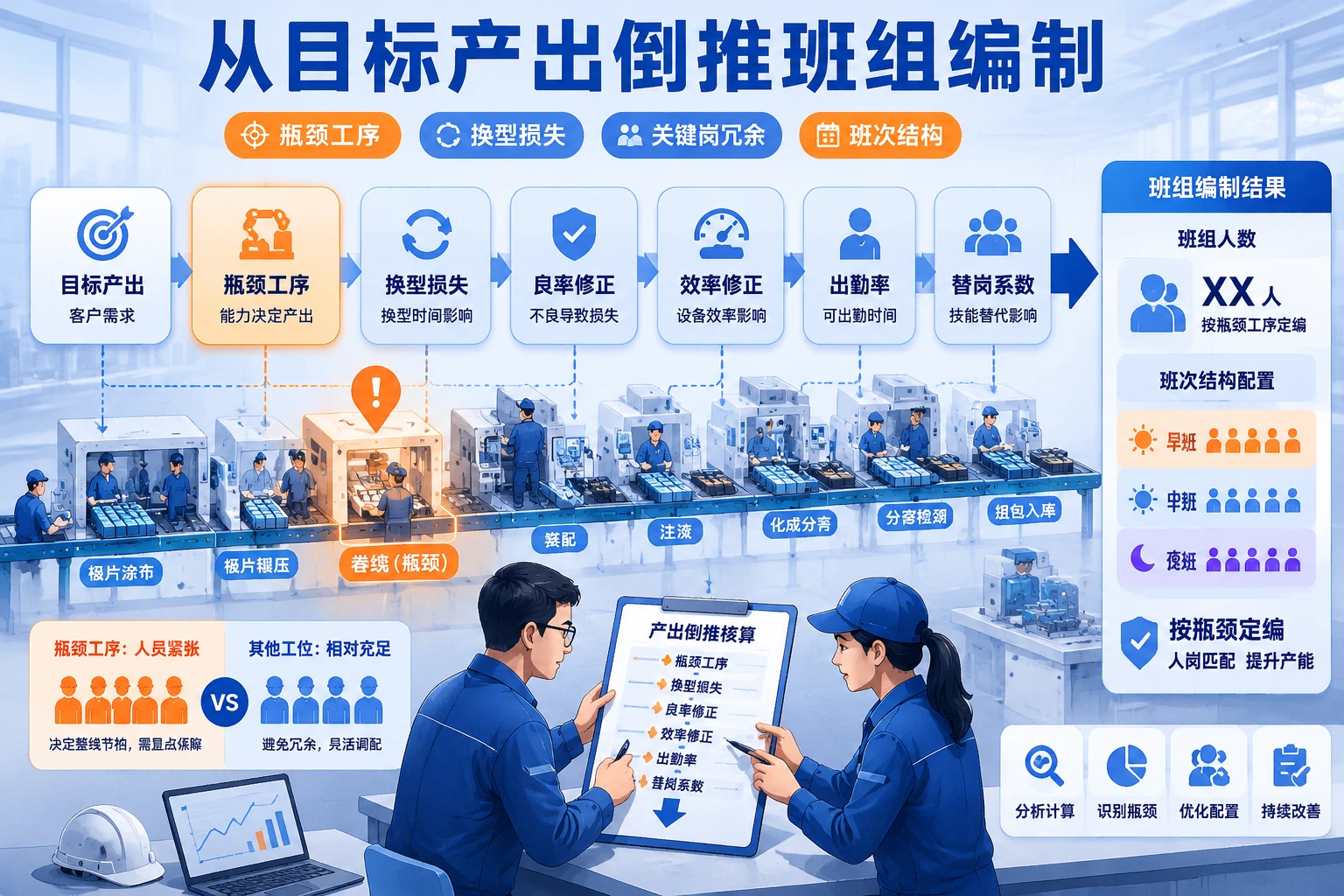 动力电池新产线换型期班组编制与保底绩效重算方法（2026年版）