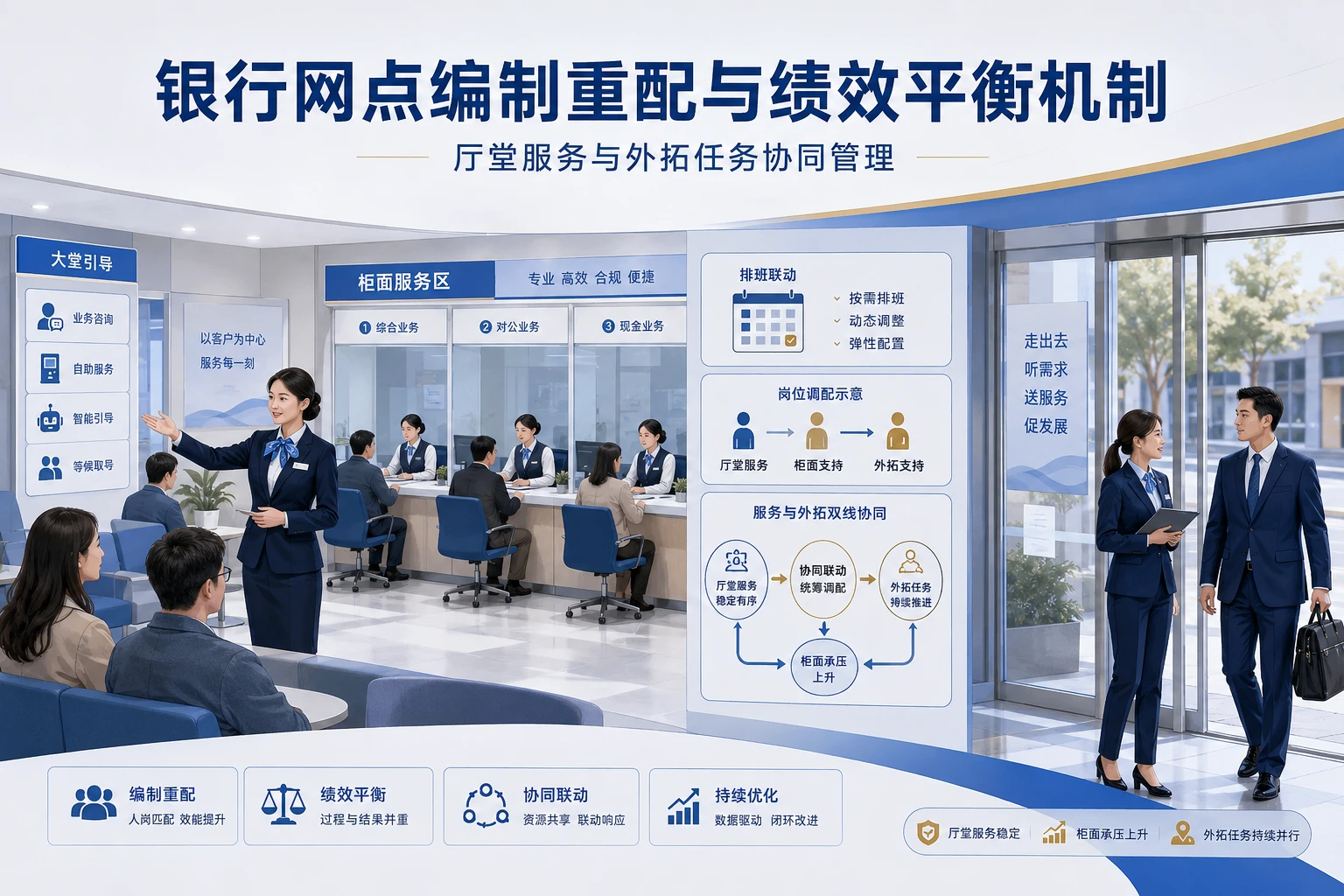 2026年存款竞赛期银行网点编制重配与绩效平衡机制