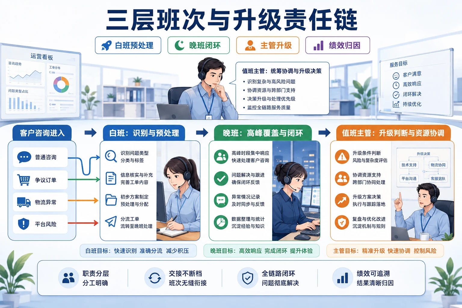 2026年跨境电商多时区客服排班与升级责任机制设计