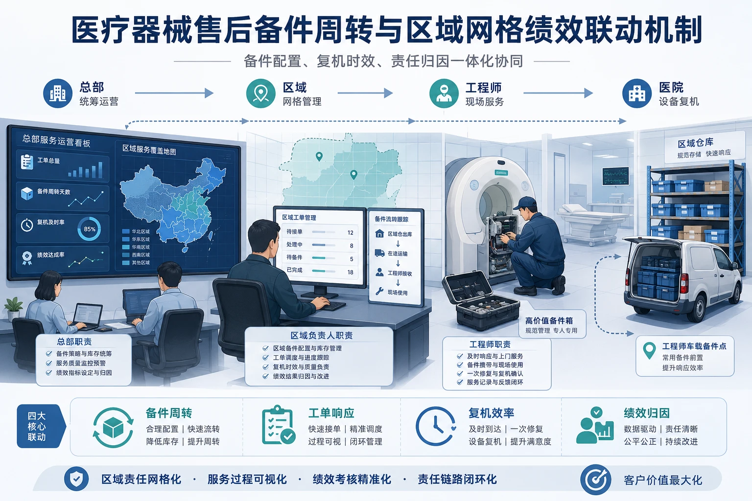 2026年医疗器械售后备件周转与区域网格绩效联动机制