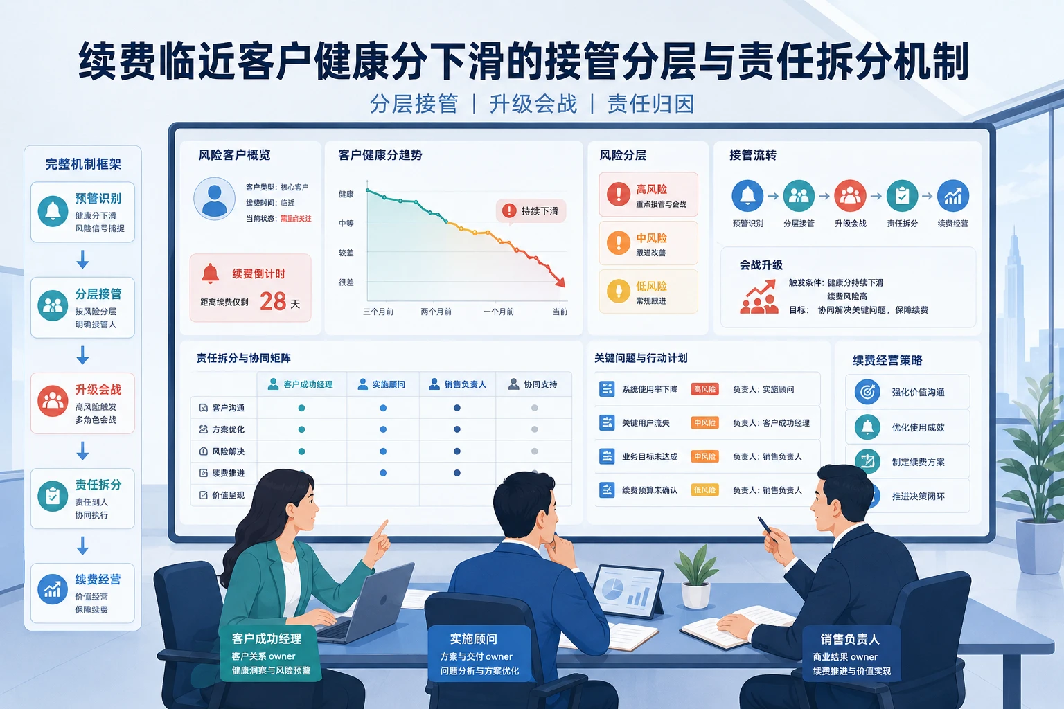 续费临近客户健康分下滑的接管分层与责任拆分机制（2026年版）