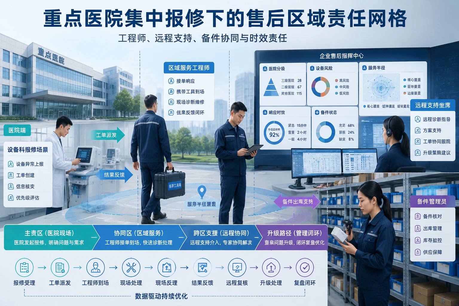 2026年重点医院集中报修下医疗器械售后区域责任网格设计
