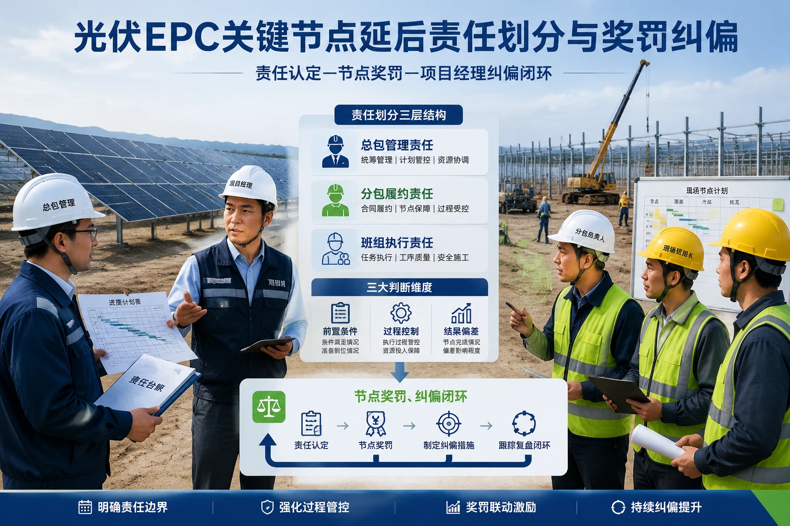 2026年光伏EPC关键节点延后时的责任划分与奖罚纠偏机制