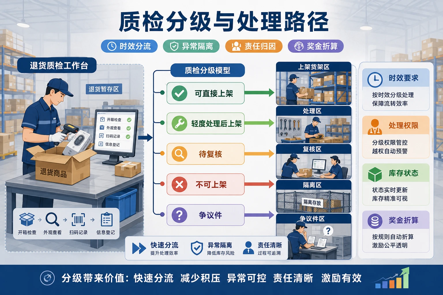 2026年退货逆向质检分级与班组奖金联动机制设计