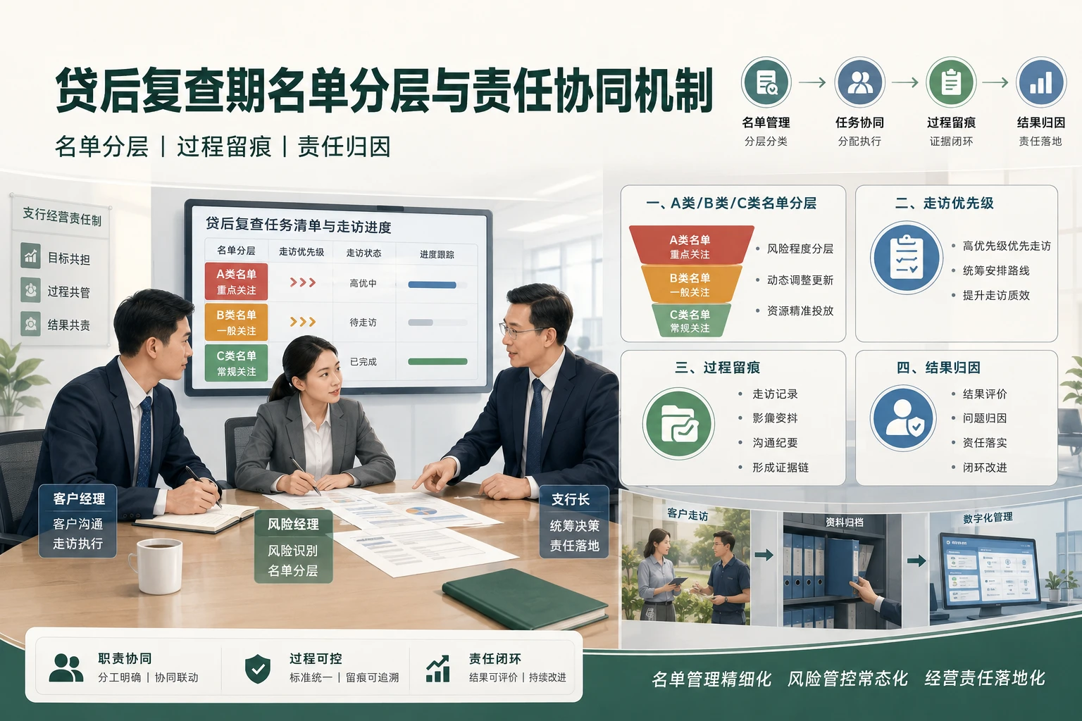 2026年农商行贷后复查期名单分层与走访责任协同机制