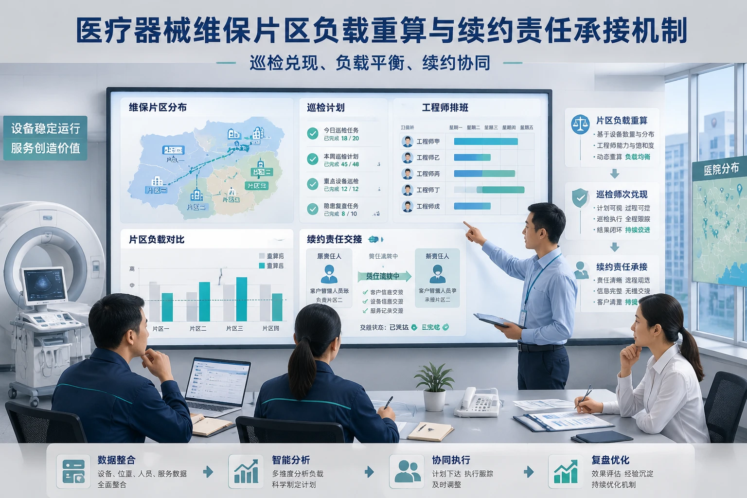 2026年医疗器械维保片区负载重算与续约责任承接机制