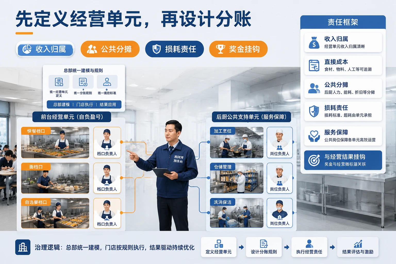 团餐多档口联营下拆账分润与责任边界设计