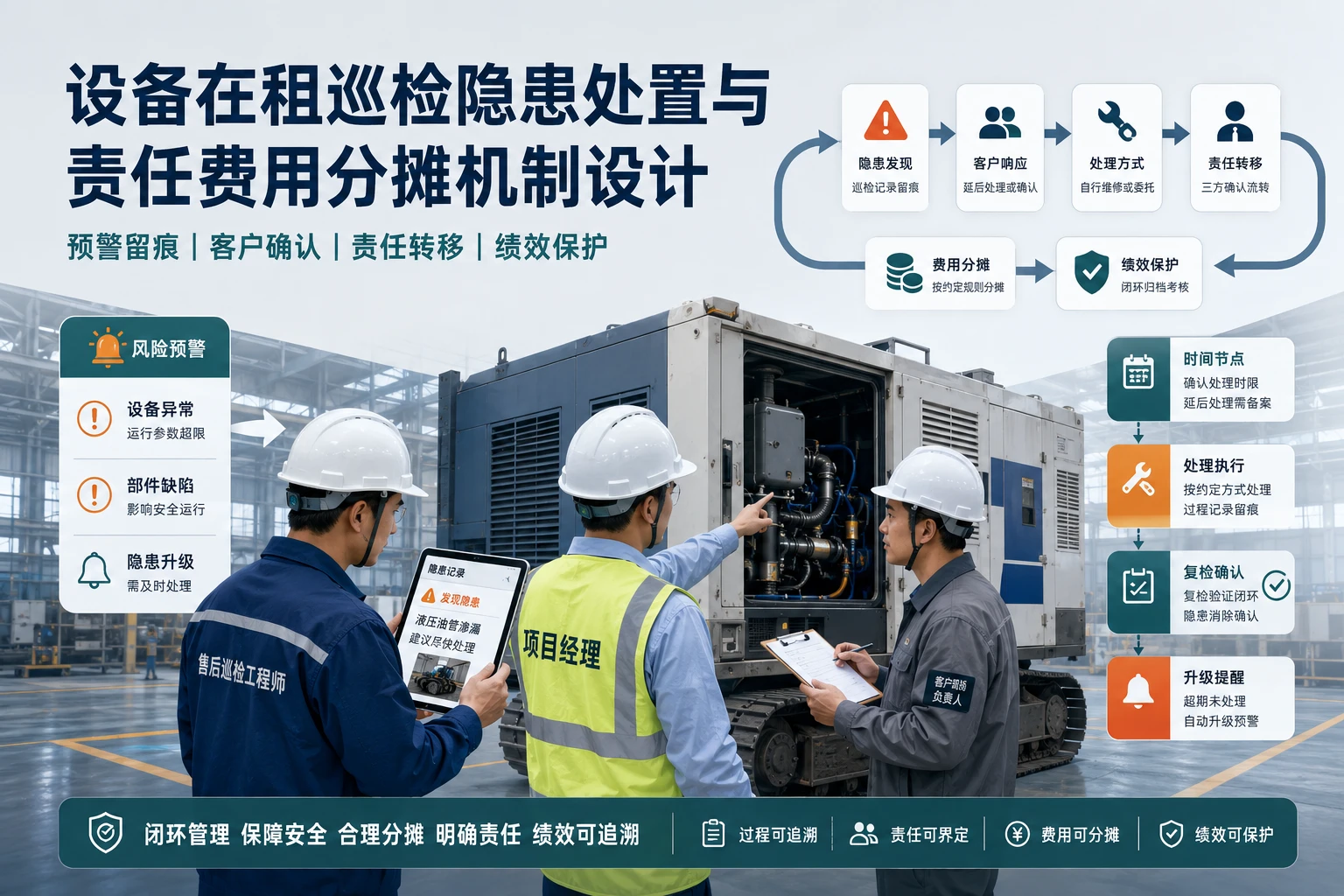 设备在租巡检隐患处置与责任费用分摊机制设计