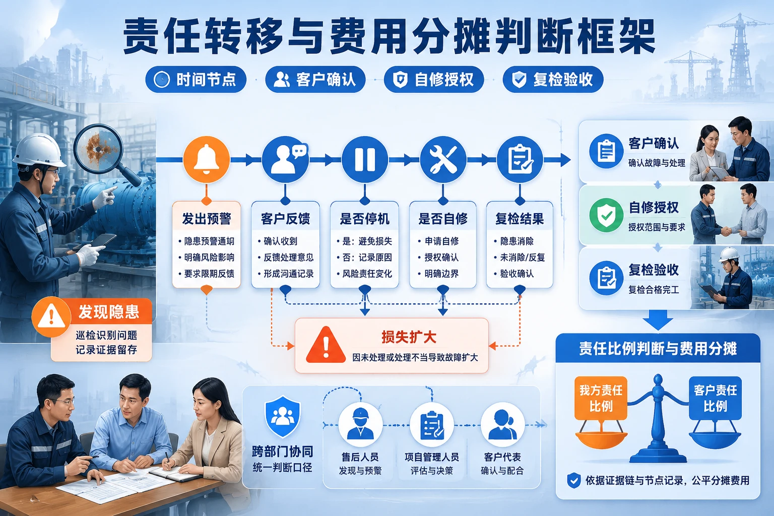 设备在租巡检隐患处置与责任费用分摊机制设计