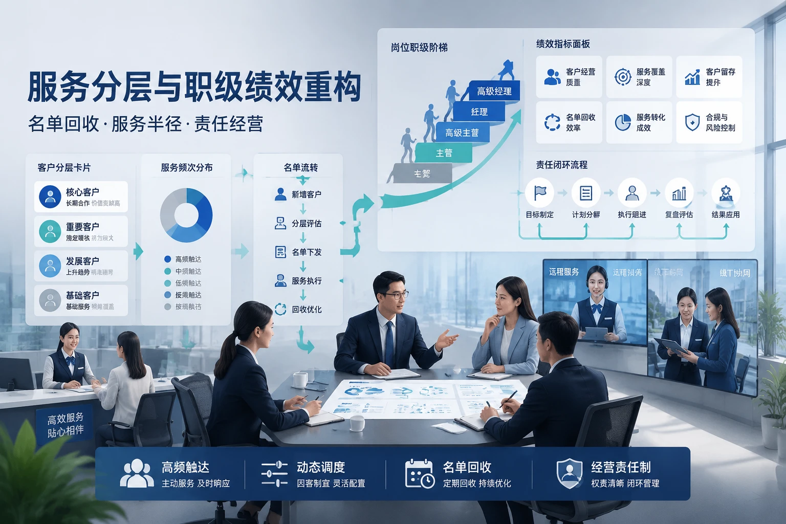 城商行客户持仓波动下服务分层与职级绩效重构（2026年版）