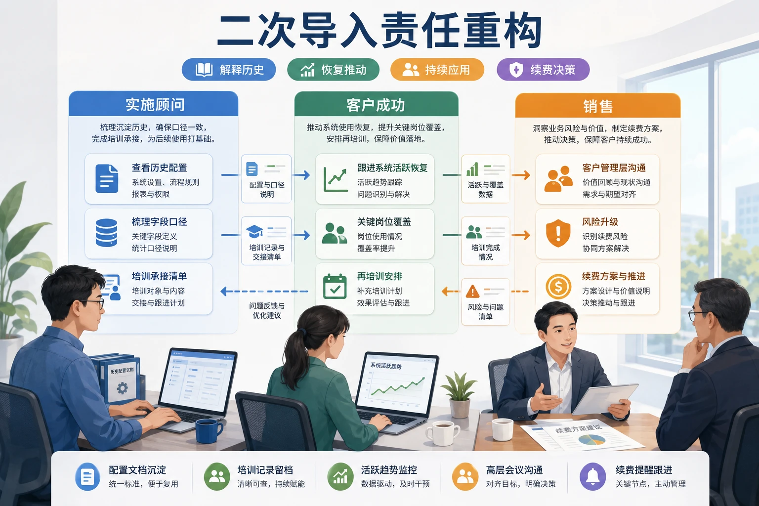 2026年SaaS客户使用人更替后的二次导入与续费责任划分