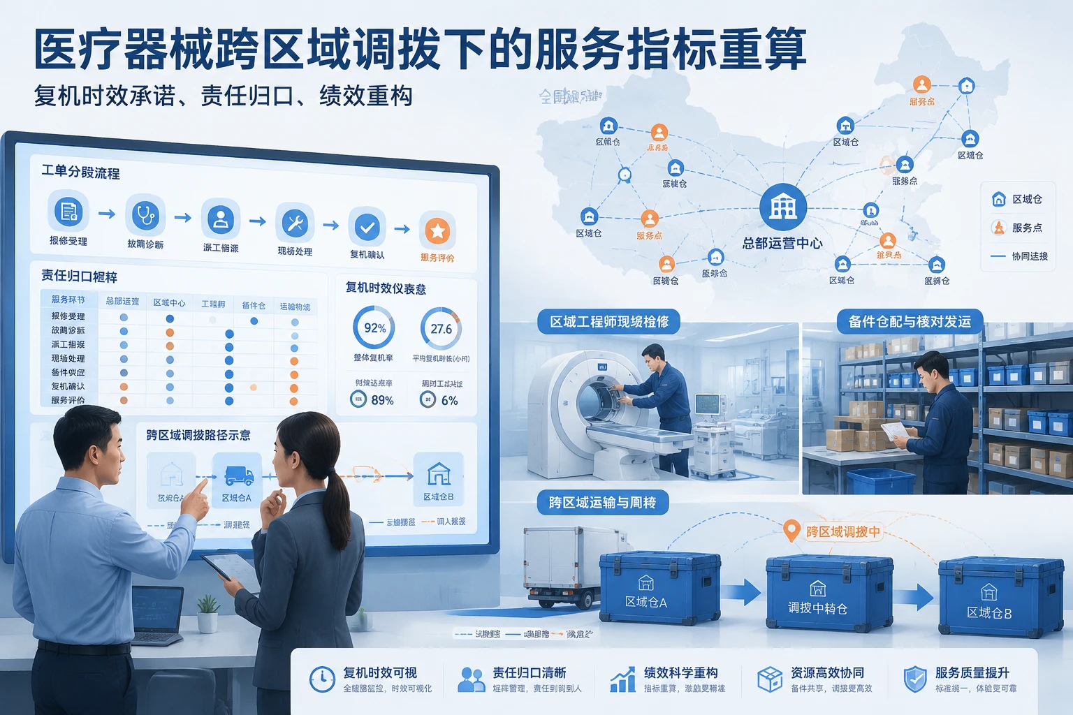 医疗器械跨区域调拨备件下服务指标重算与绩效设计指南（2026年版）