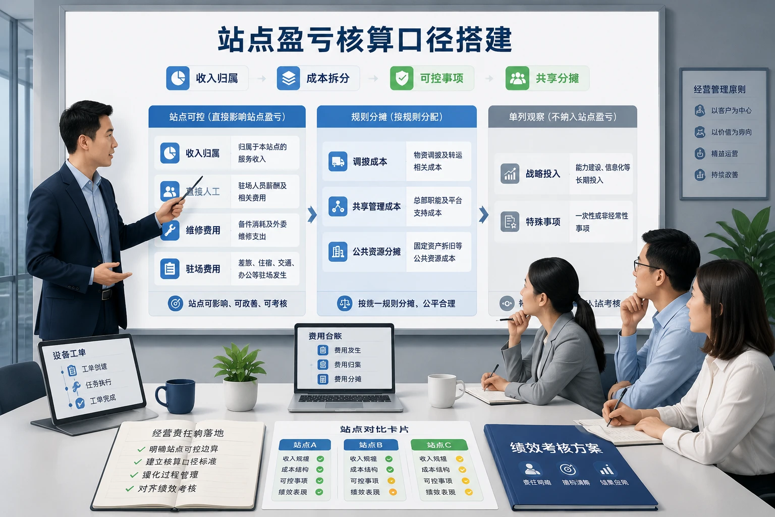 同城多驻场点规模分化下的站点承包与维修激励设计（2026年版）