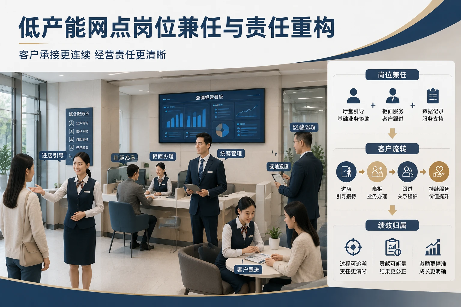 城商行低产能网点岗位兼任与经营责任重构框架