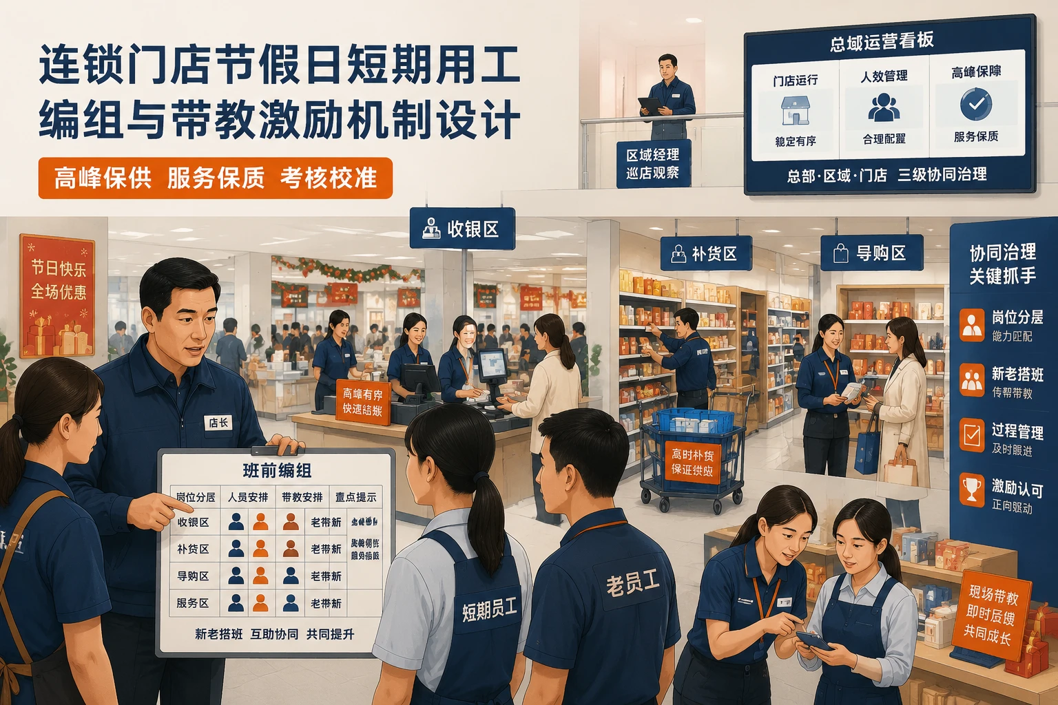 连锁门店节假日短期用工编组与带教激励机制设计（2026年版）