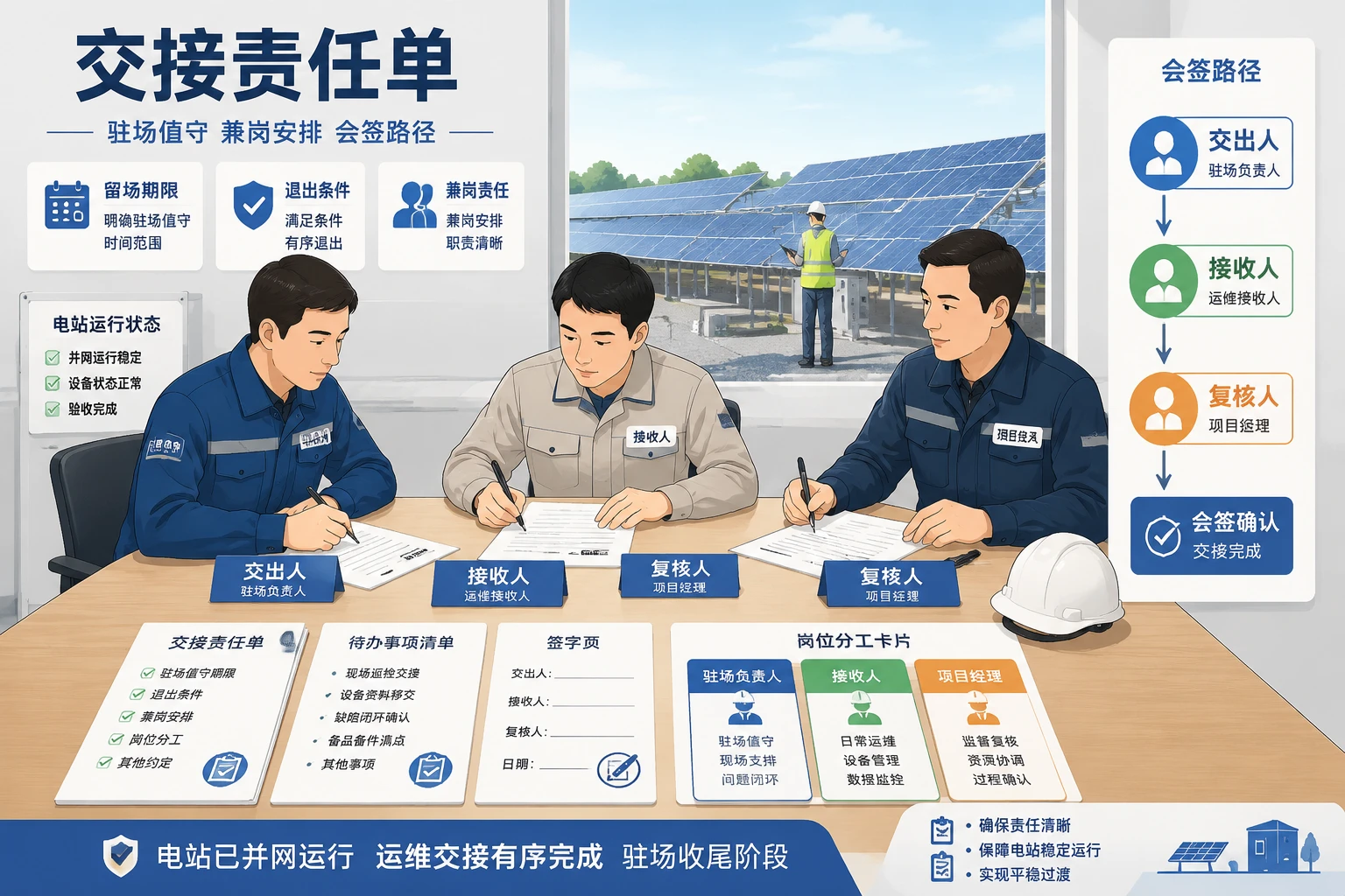 光伏EPC并网后资料清零、驻场交接与尾款释放模板（2026年版）