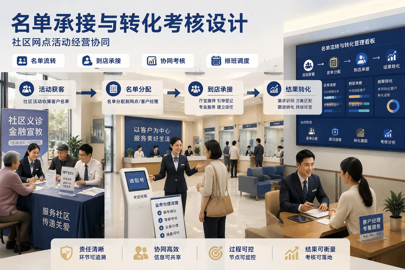 连锁社区网点活动经营中的名单承接与转化考核设计