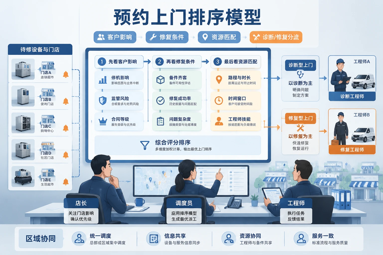 2026年连锁售后备件短缺下预约复访与区域工时池机制