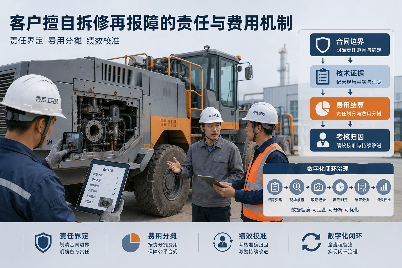 工业设备租赁中客户擅自拆修再报障的责任与费用机制（2026年版）