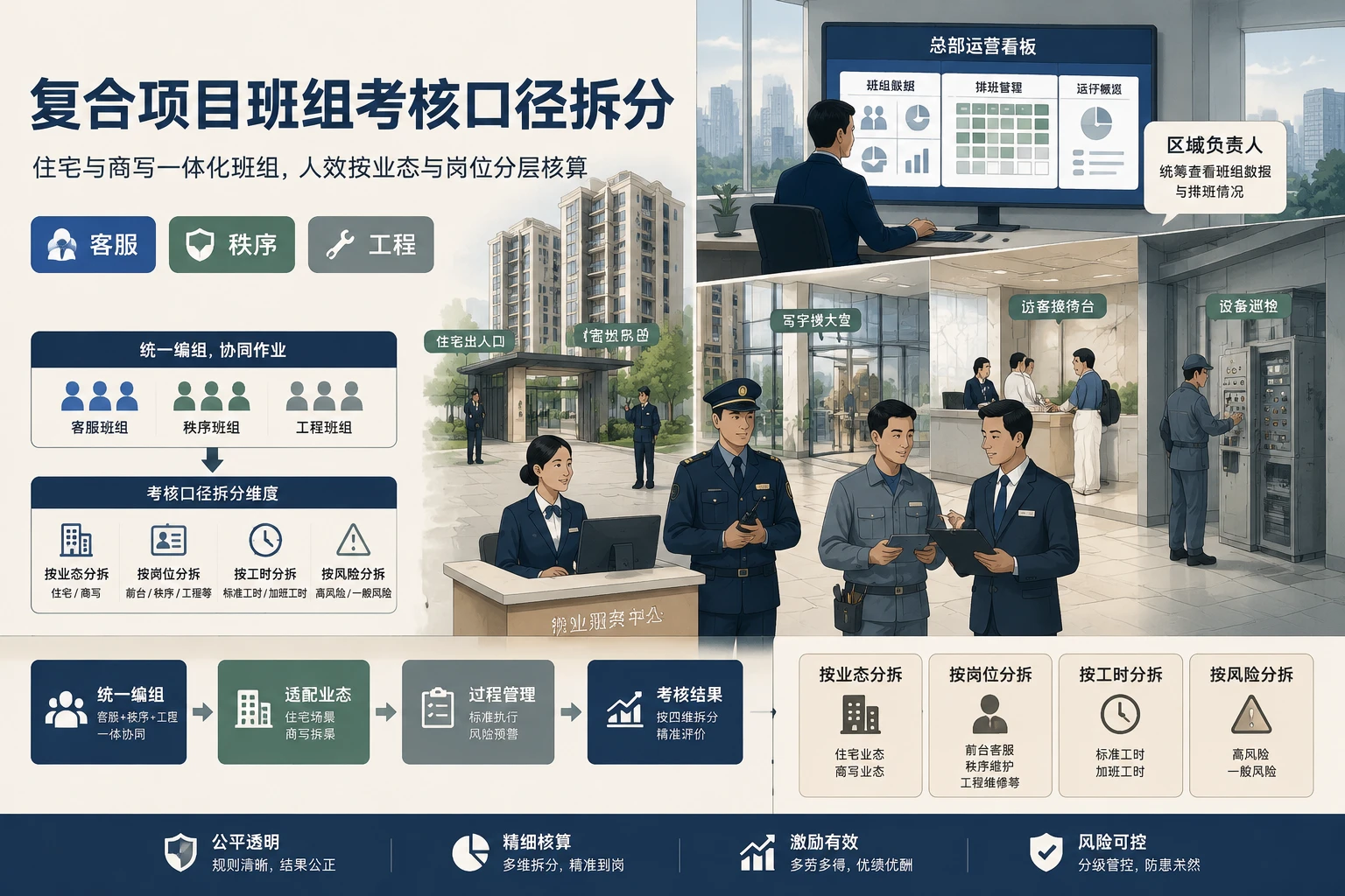 住宅与商写复合项目三条线一体化班组考核口径拆分方法（2026年版）