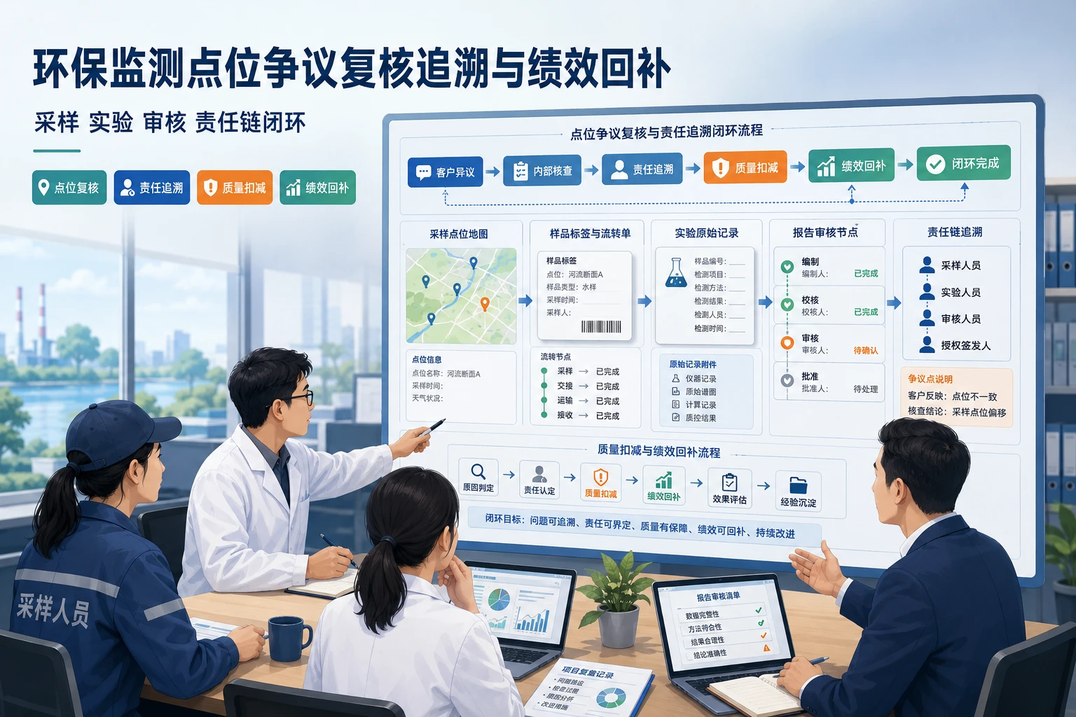 2026年环保监测报告点位争议下的复核追溯与绩效回补机制
