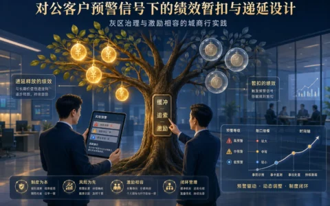 对公客户经理绩效递延设计：预警灰区的暂扣比例与延期支付规则