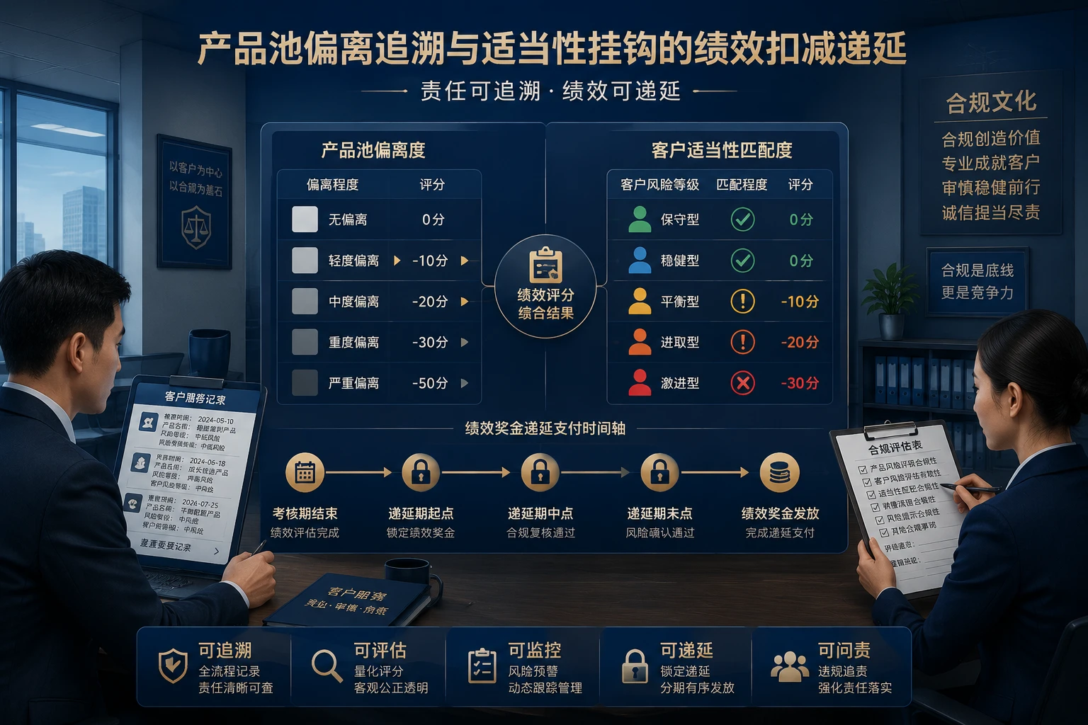 证券投顾产品池偏离追溯与适当性挂钩的绩效扣减递延规则(2026年版)