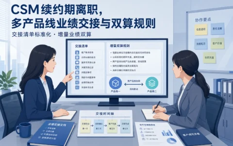 CSM交接业绩双算规则：用标准化清单化解多产品线归属争议（2026年版）