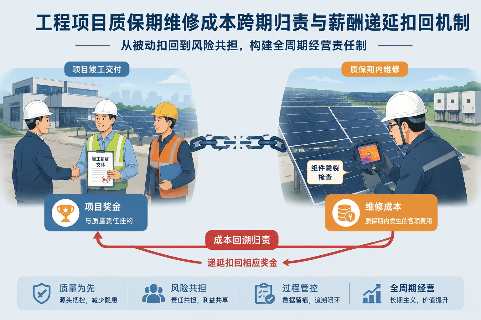 工程项目质保期维修成本跨期归责与薪酬递延扣回机制设计（2026年版）