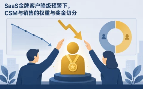 SaaS降级预警总扯皮？用客户成功双重考核与奖金暂挂规则终结推诿（2026年版）