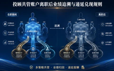 多策略投顾述职离职后收益追溯与递延报酬机制设计——业绩归因、兑现比例及风险扣减框架（2026年版）