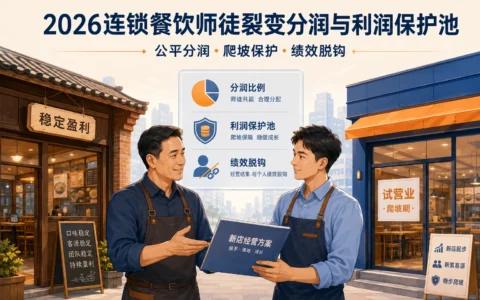 2026年连锁餐饮师徒裂变分润模板：新店利润保护池与绩效脱钩方案