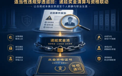 适当性违规穿透式追回体系：递延奖金清算与资格联动规则深度解读（2026年版）